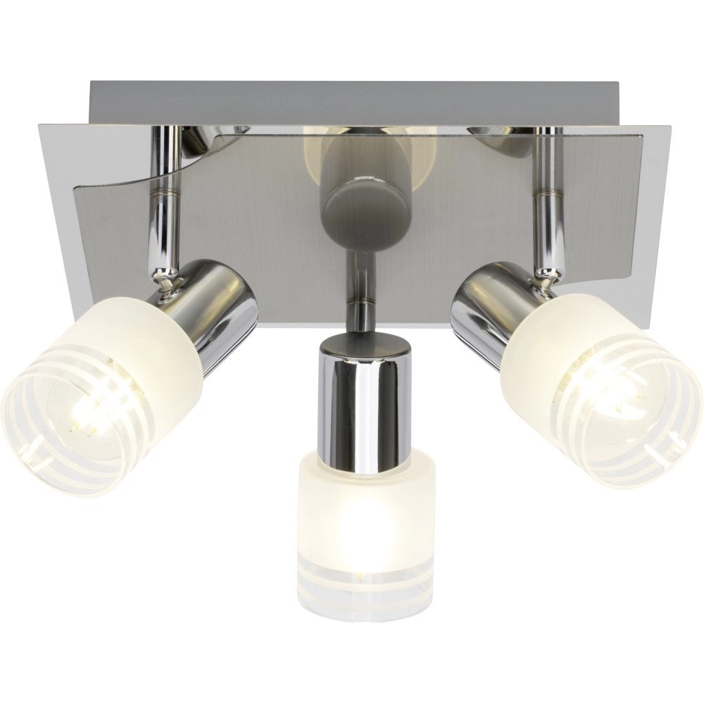 Design plafondspot Lea 3-lichts grijs
