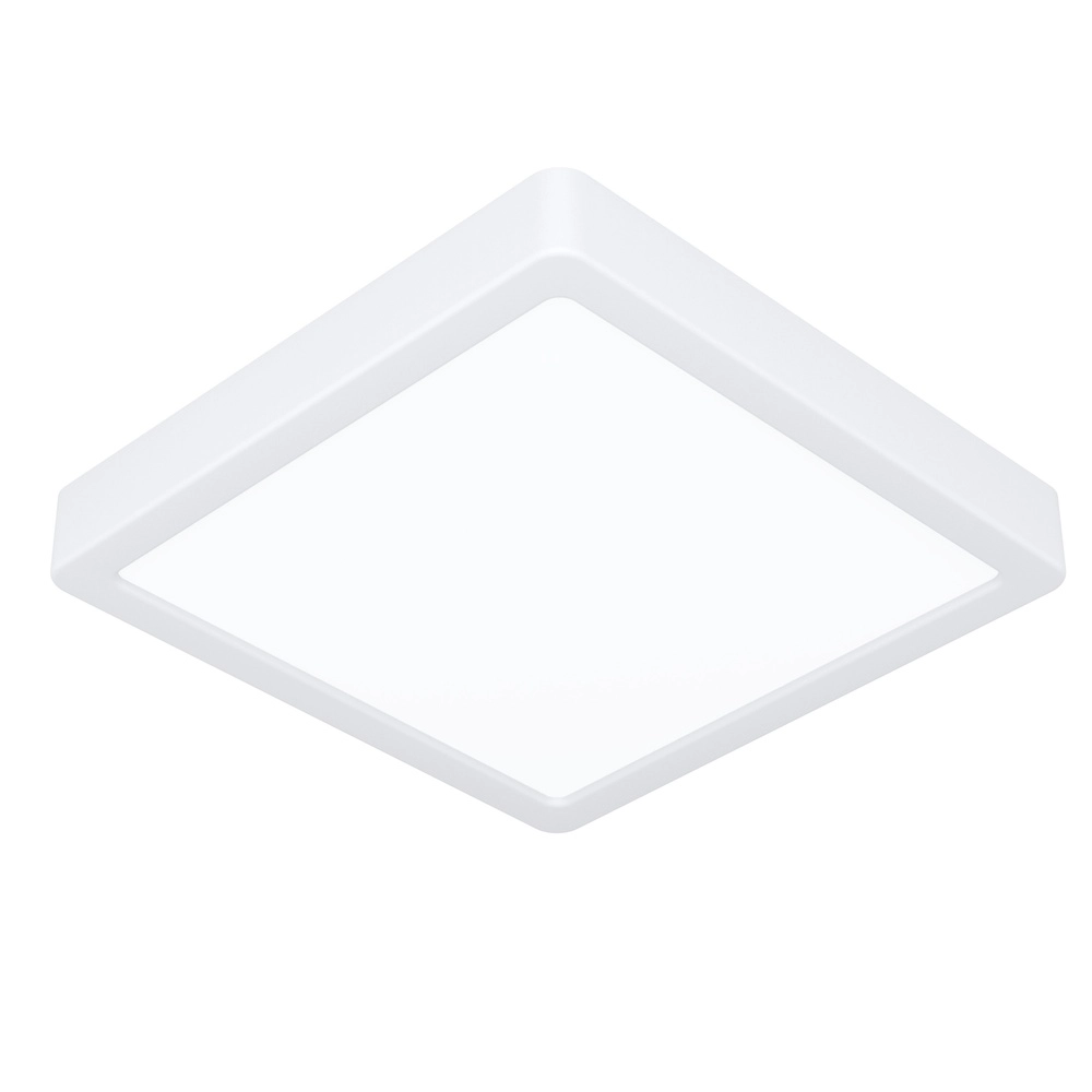 Led plafonnière Fueva 6 vierkant - wit - 22x22cm
