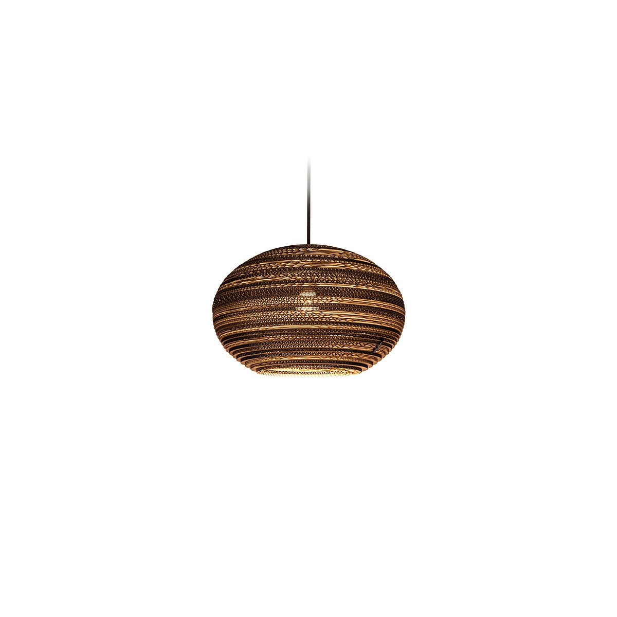 Lazy 290 kartonnen hanglamp Ø 29cm