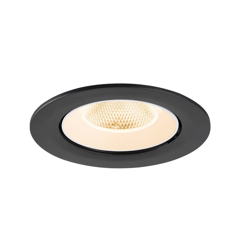 Inbouwspot Numinos Gimble L zwart/wit 2700K - 20gr SLV 4024163310505
