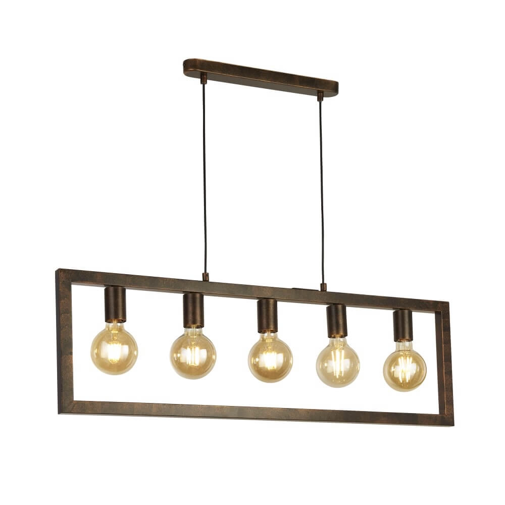 Landelijke hanglamp Oblong