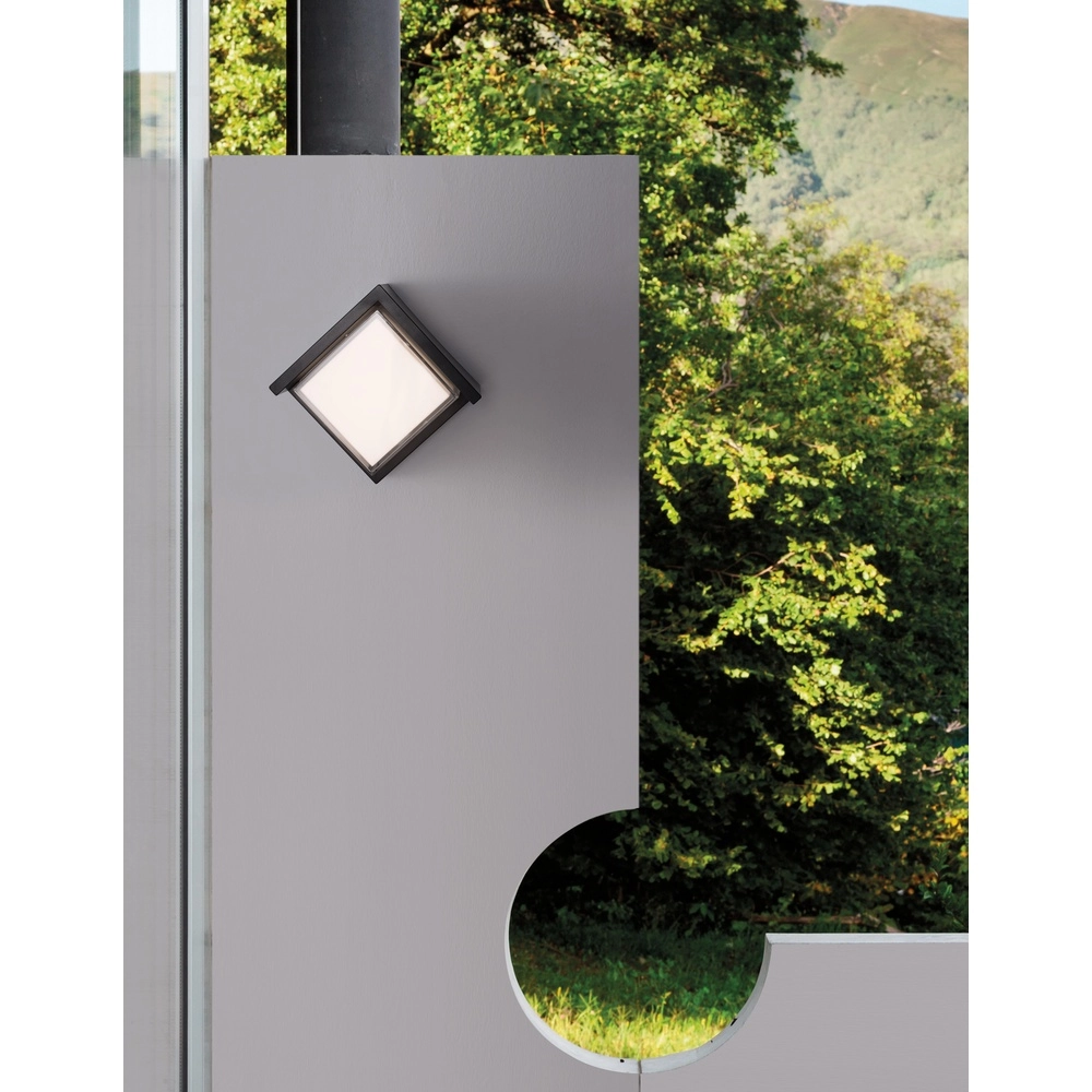 Design wandlamp Max vierkant grijs Lyora 5212017425904