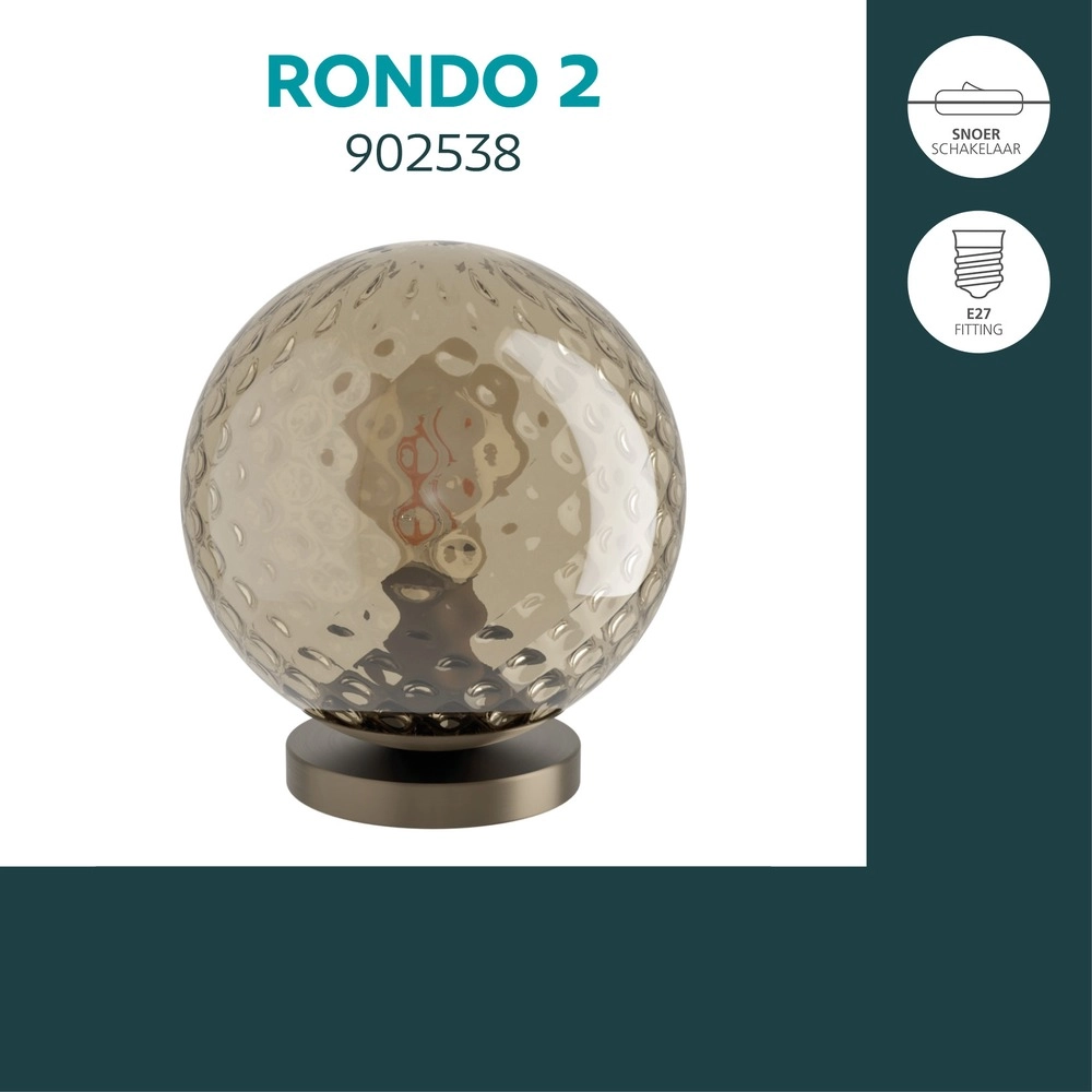 Tafellamp Rondo 2 donker brons Eglo 9008606390229