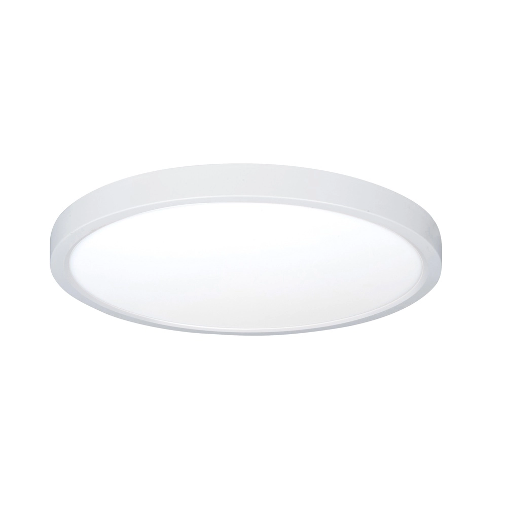 Witte plafondlamp Piatto Ø 23,5cm