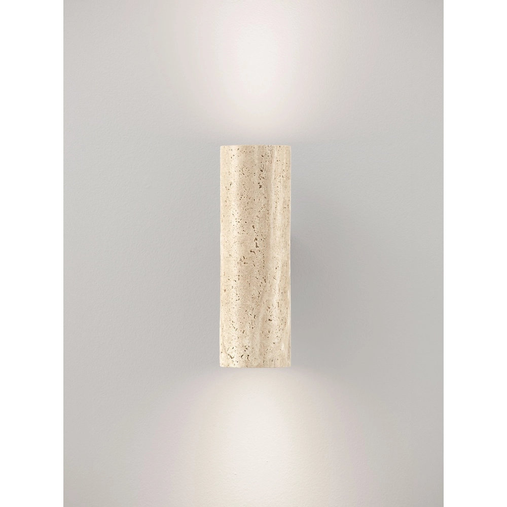 Design wandlamp Olvio zand bruin travertin Lyora 5212017495839