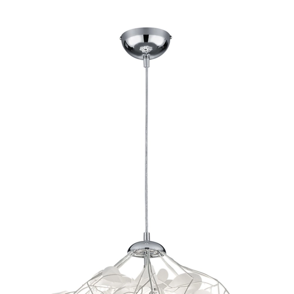 Hanglamp Leavy 38cm grijstint Trio 4017807301984