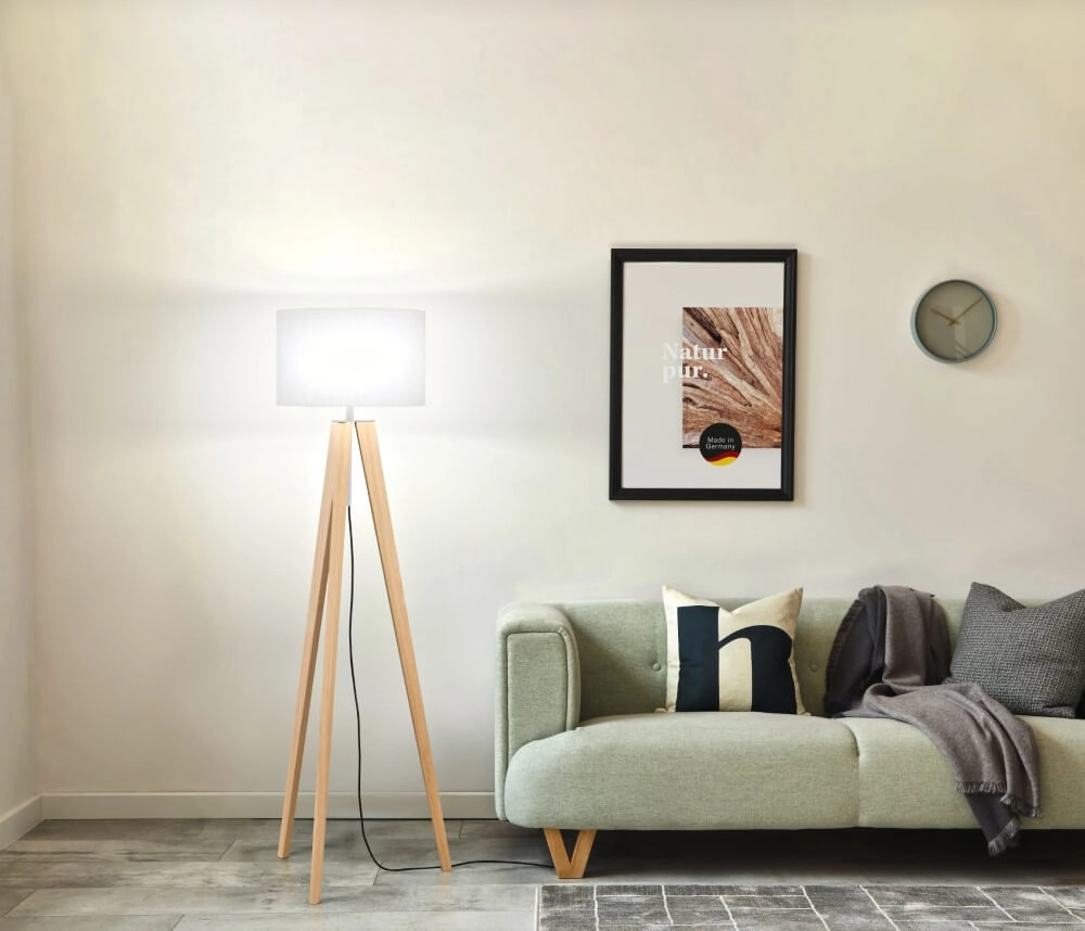 Tripod Shine-Wood met witte kap Fischer & Honsel 4003694404785