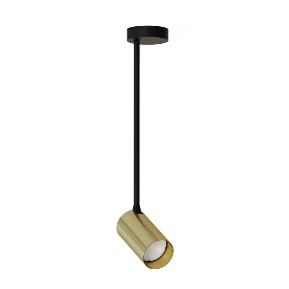 Kantelbare opbouwspot Mono Long goud