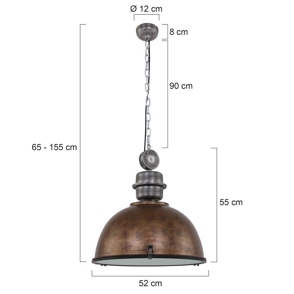 Hanglamp Bikkel XXL Industrie Steinhauer 8712746106701
