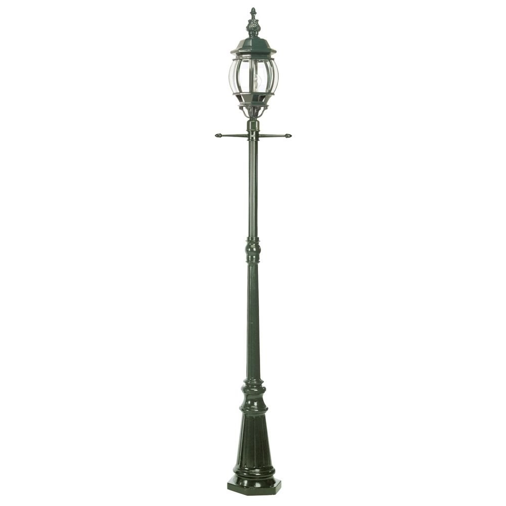 Klassieke tuinlamp Santiago zwart
