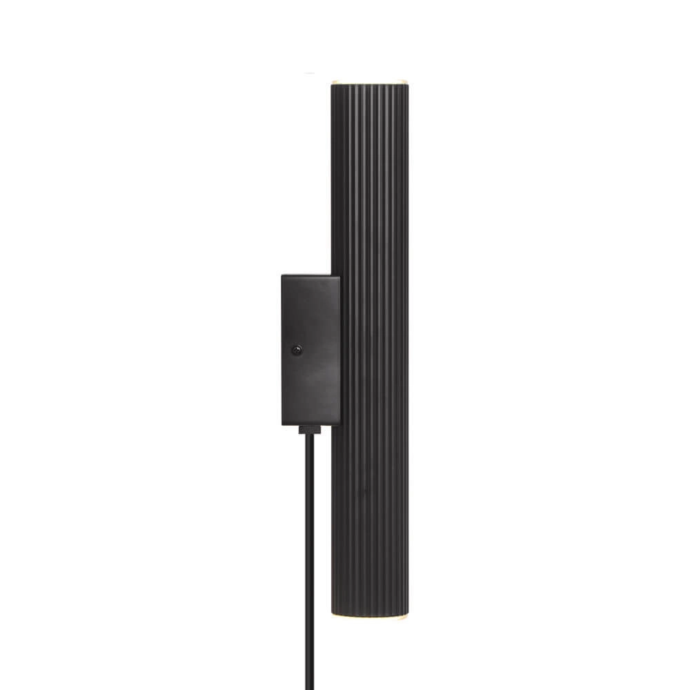 Zwarte wandlamp Vico 2-lichts Nordlux 5704924024498