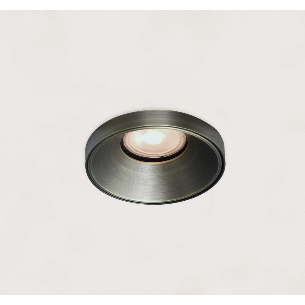 Ronde inbouwspot Malmo licht brons