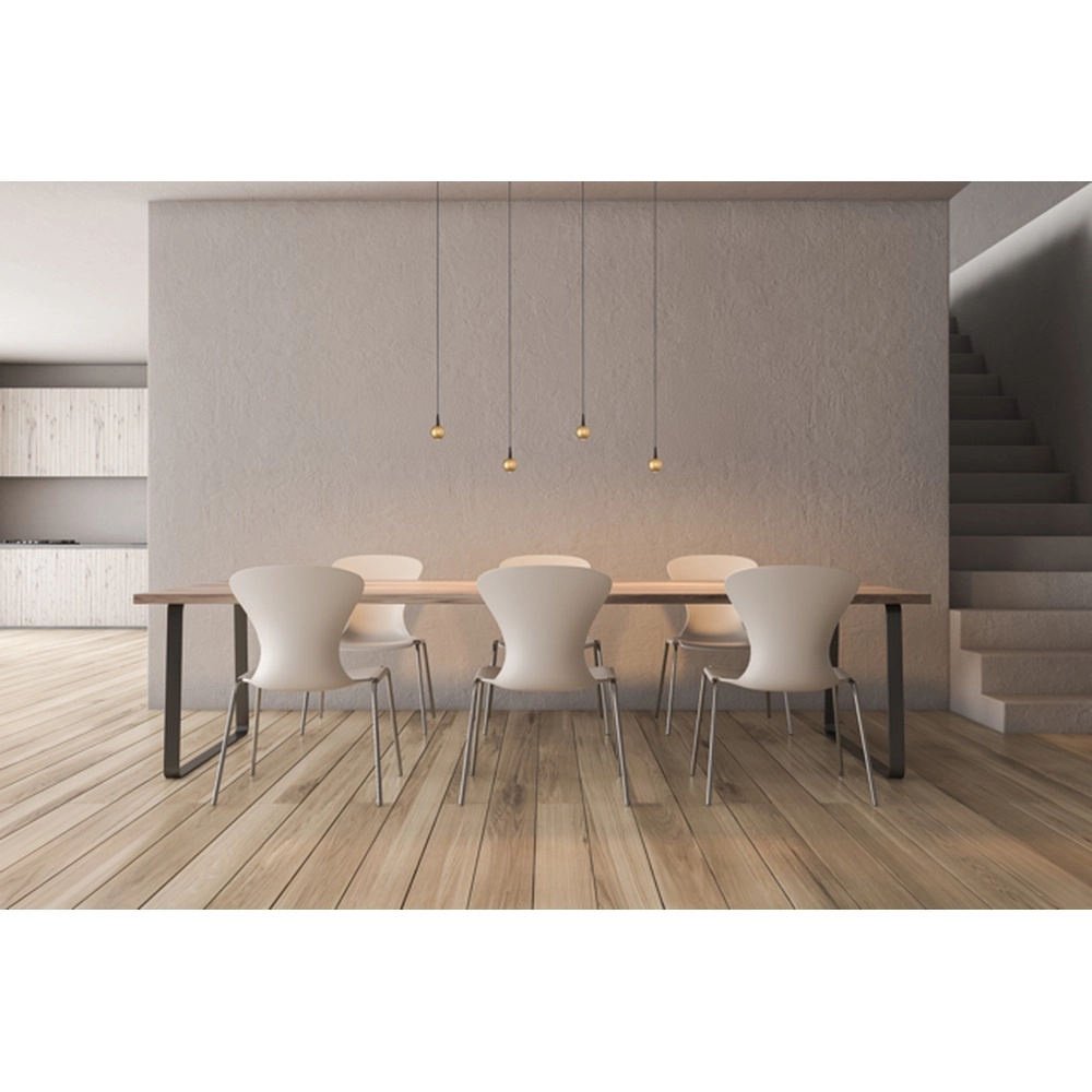 4-lichts hanglamp Talana zwart met goud Ø 6cm DTW Masterlight 8718121350288