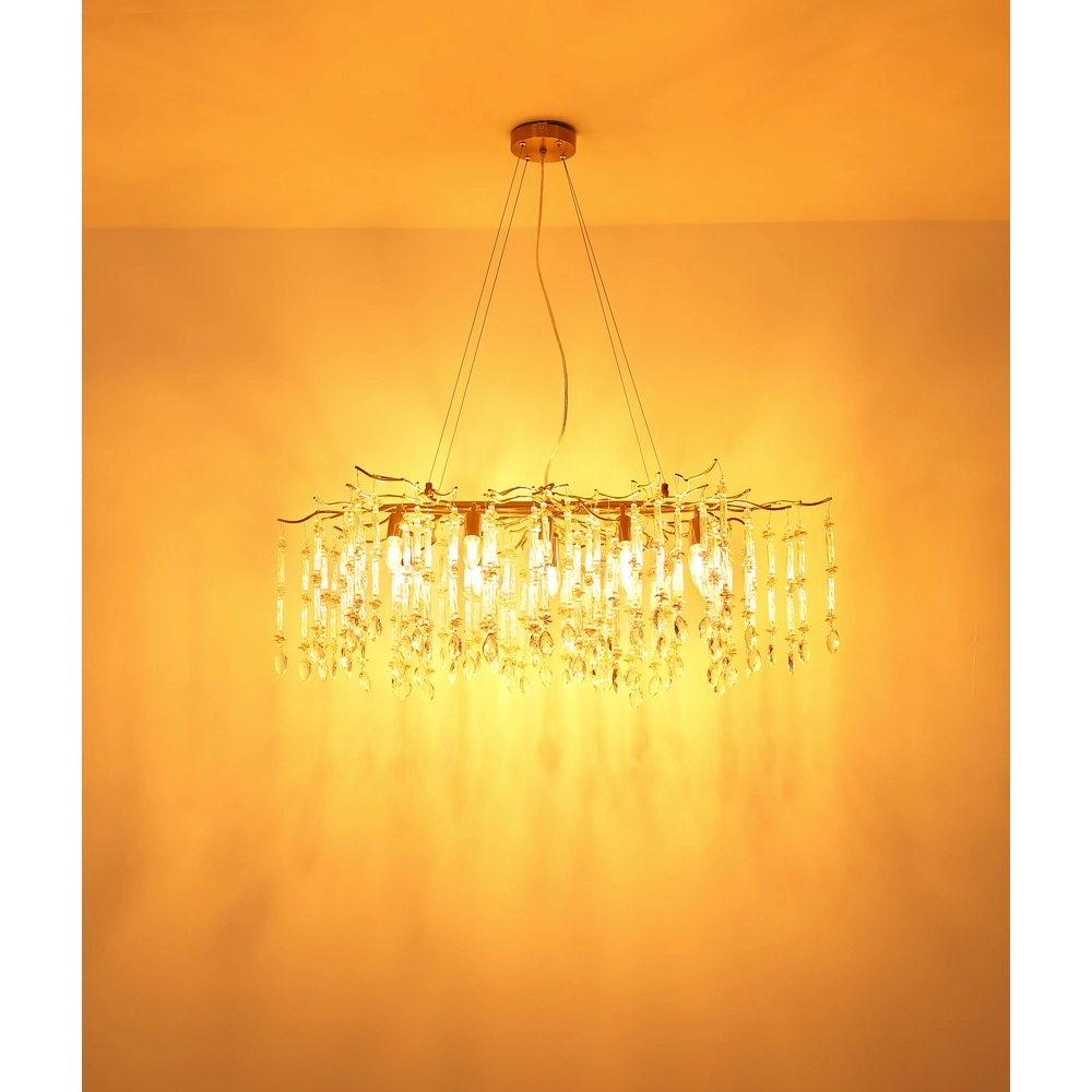 Hanglamp Gloria 150cm goud Globo 9007371572991