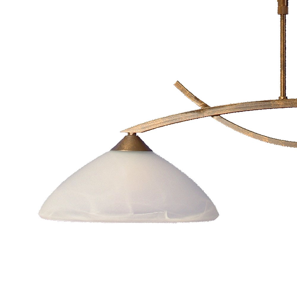 Eetkamer hanglamp Verona 1 2-lichts bronsbruin Masterlight 8718121005331