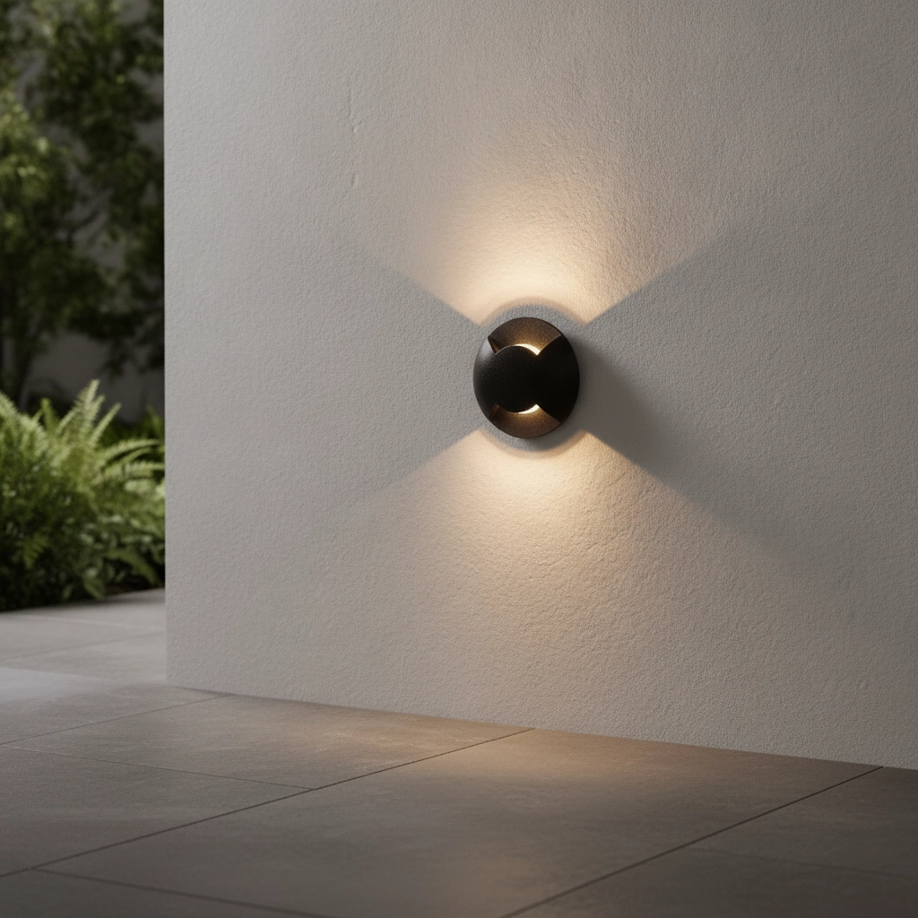 Inbouwlamp Eris zwart dubbel