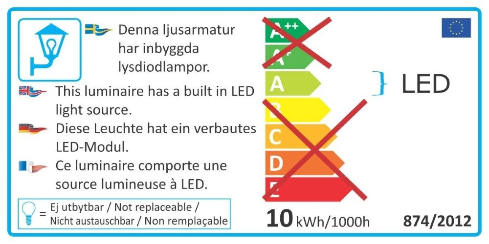 Led wandspot Cremona Up - Down Up - Downlighter KonstSmide 7318307946376