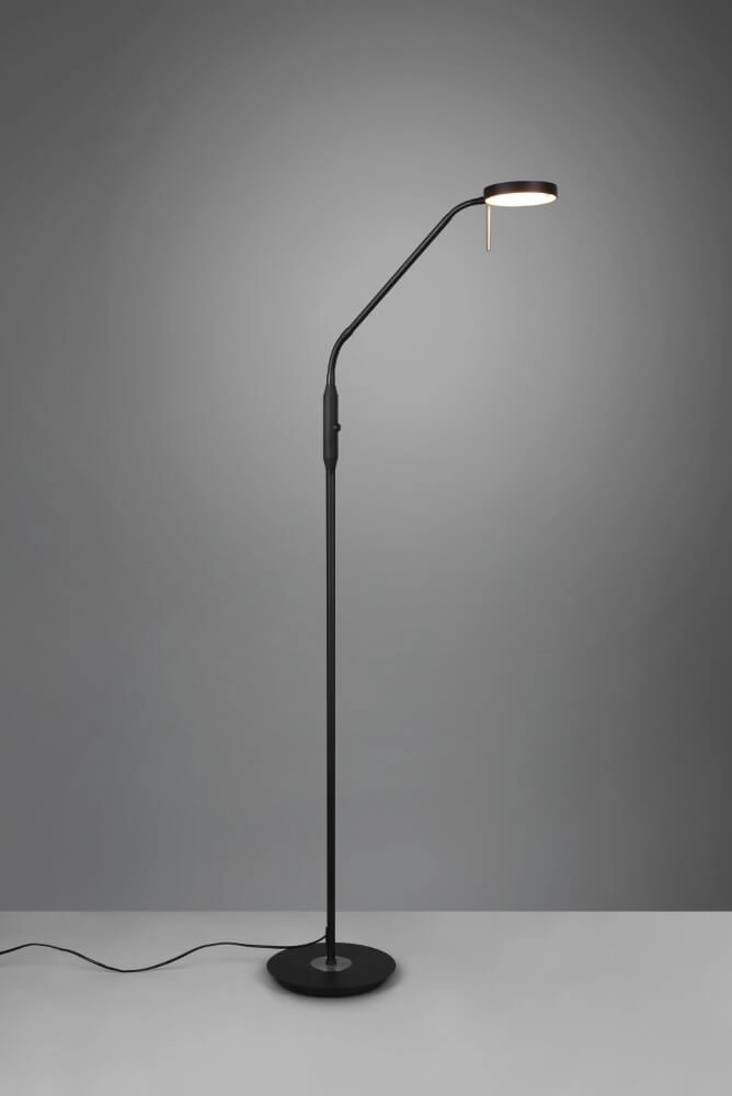Vloerlamp Monza 145cm zwart Trio 4017807506099