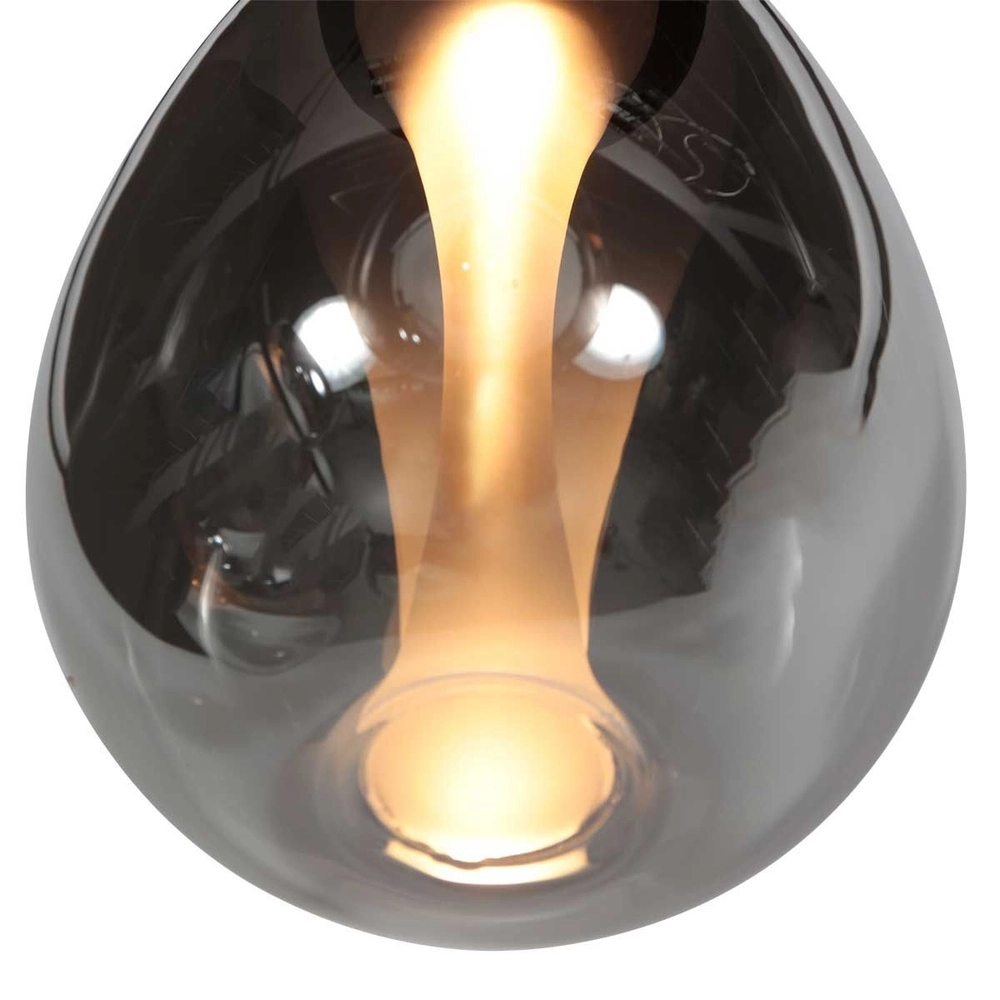 Hanglamp Glimsy 5-lichts zwart rond Steinhauer 8712746177961