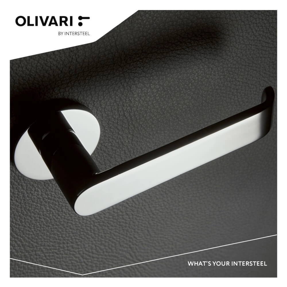 Design deurklink Beta op rozet chroom Olivari 8714186503805