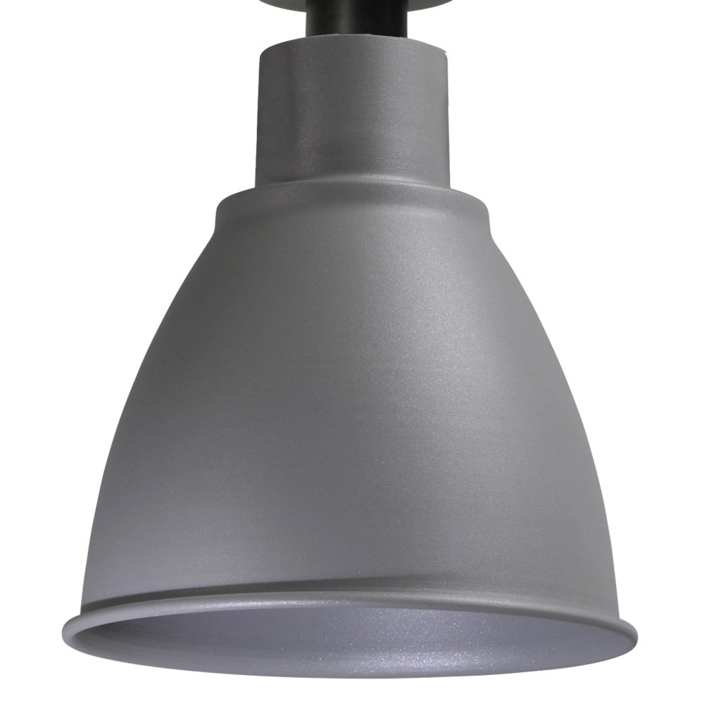 Eetkamerlamp Industria 2x27 Bud 2-lichts zwart met betongrijs Masterlight 8718121229300
