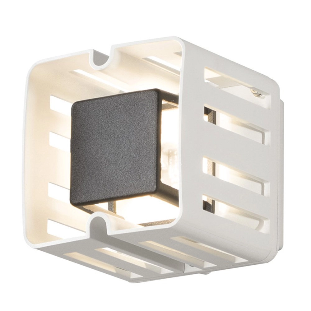 Led buitenlamp Pescara Square 11cm wit