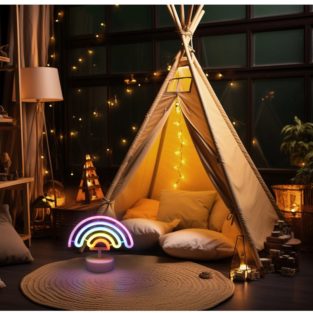 Tafellampje Pelangi neon regenboog Globo 9007371484485
