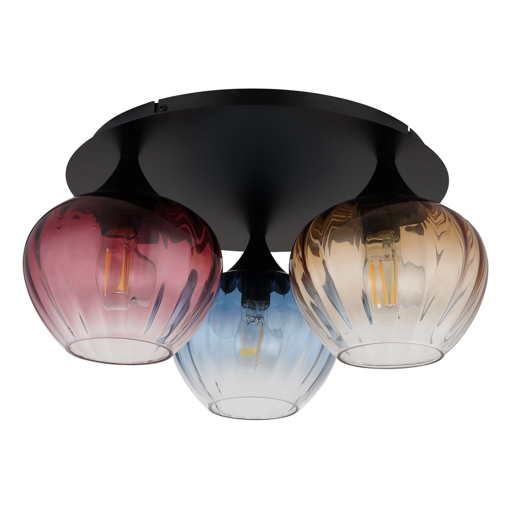 Plafondlamp Sander meerdere kleuren glas Globo 9007371506132