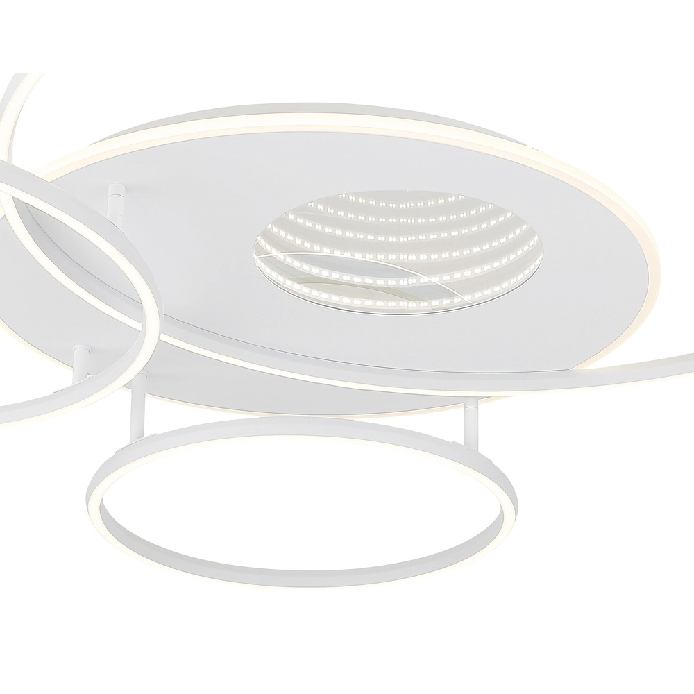 Moderne plafondlamp Invertina wit 126cm Globo 9007371576043