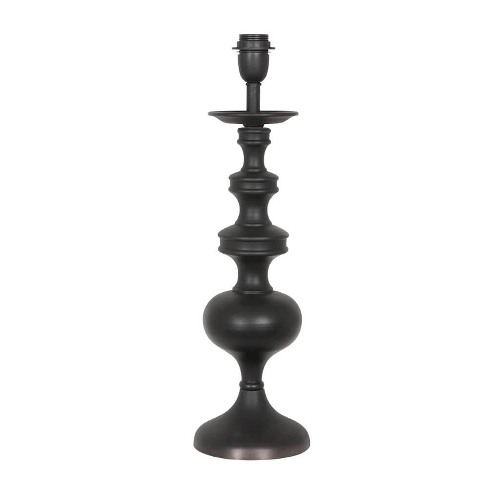 Klassieke schemerlamp Lyons C met gouden velours kap Steinhauer 8712746166750