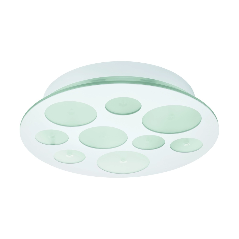 Moderne plafondlamp Pernato wit Ø 38cm