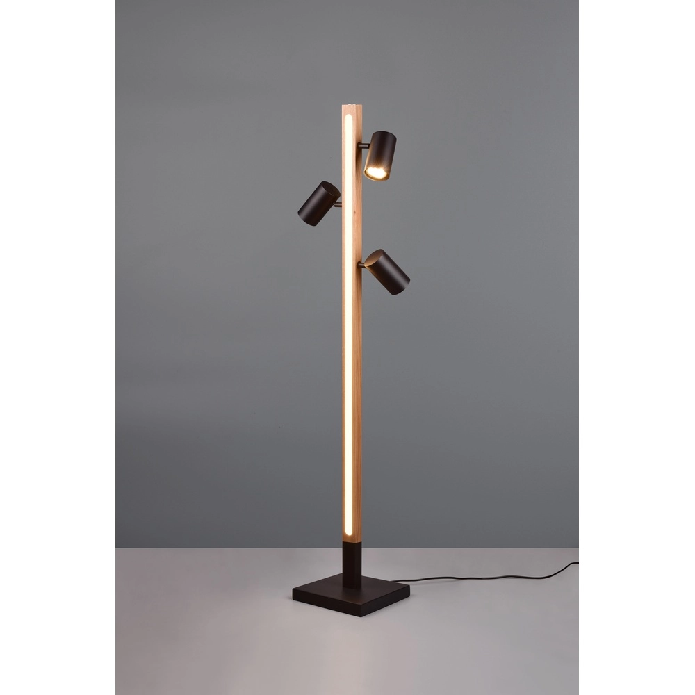 Design vloerlamp Marley zwart Trio 4017807559767