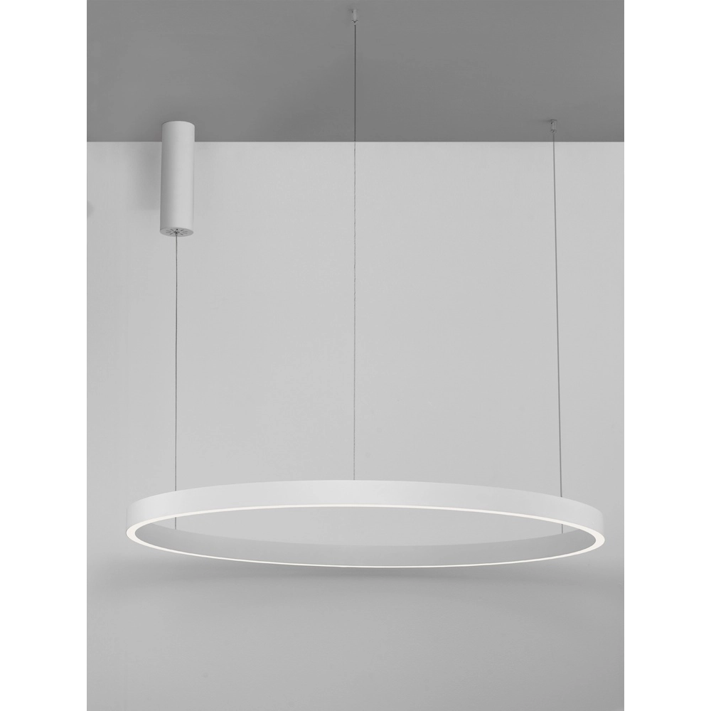 Design hanglamp Elowen wit Ø 98cm