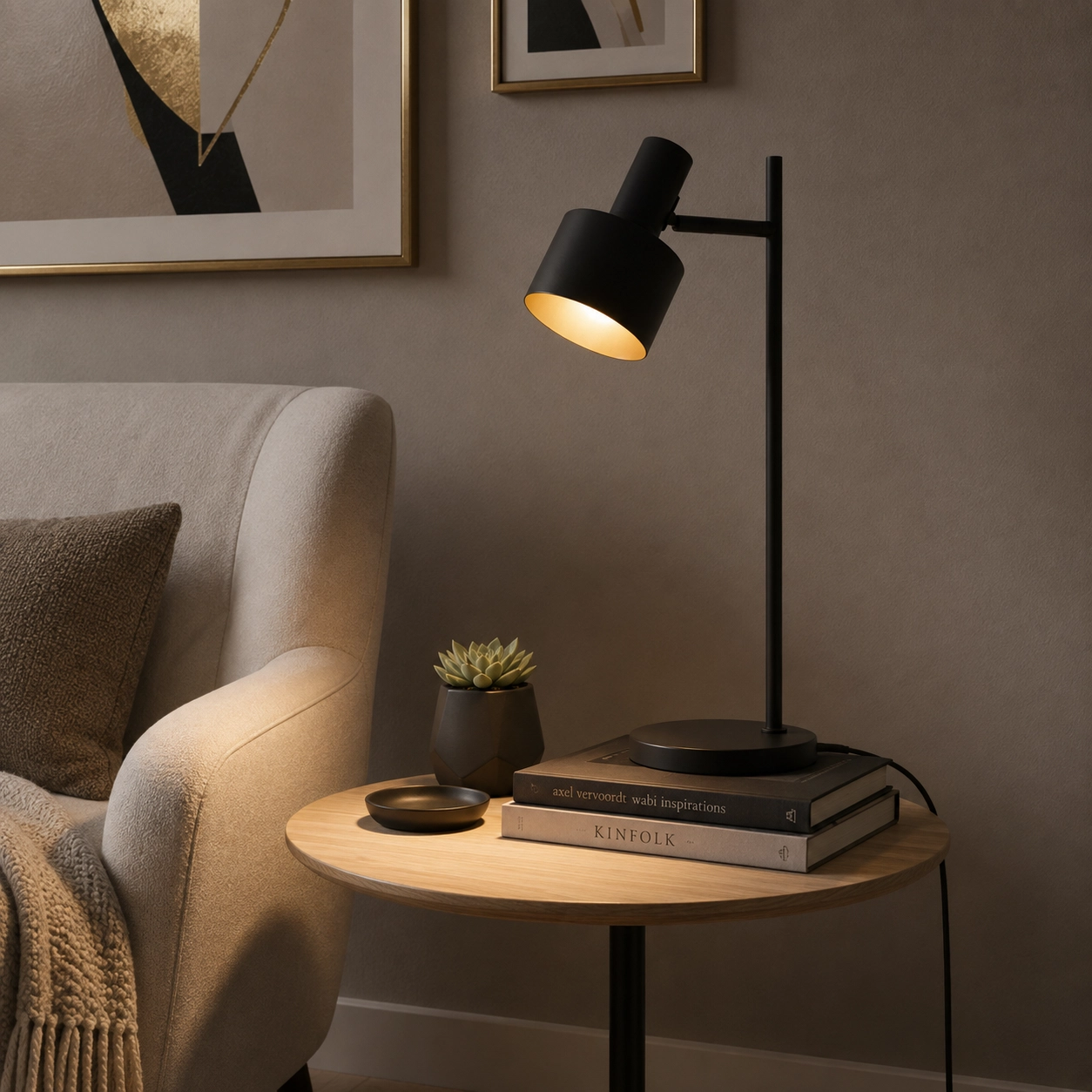 Design tafellamp Twinkle zwart