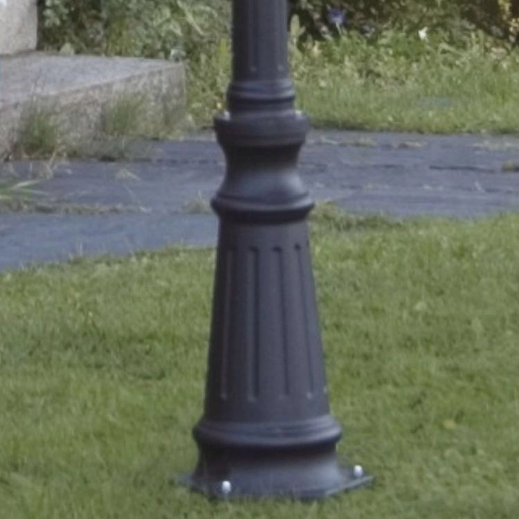 Terraslamp Parma 218cm rvs met zwart KonstSmide 7318307243000
