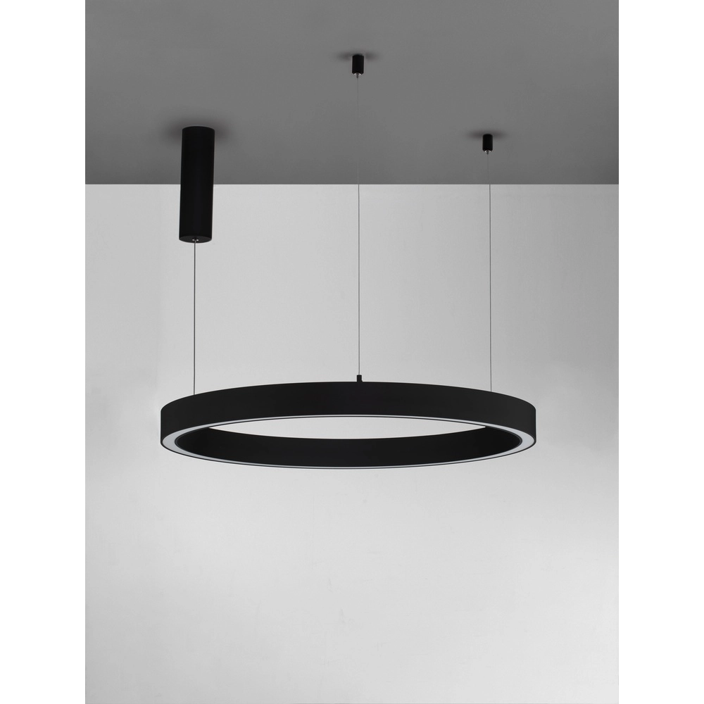 Design hanglamp Sting zwart Ø 80cm Lyora 5212017437419