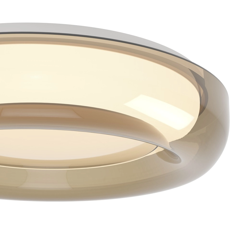 Design plafondlamp Conistarino Ø 40cm wit met bruin Eglo 9008606399727