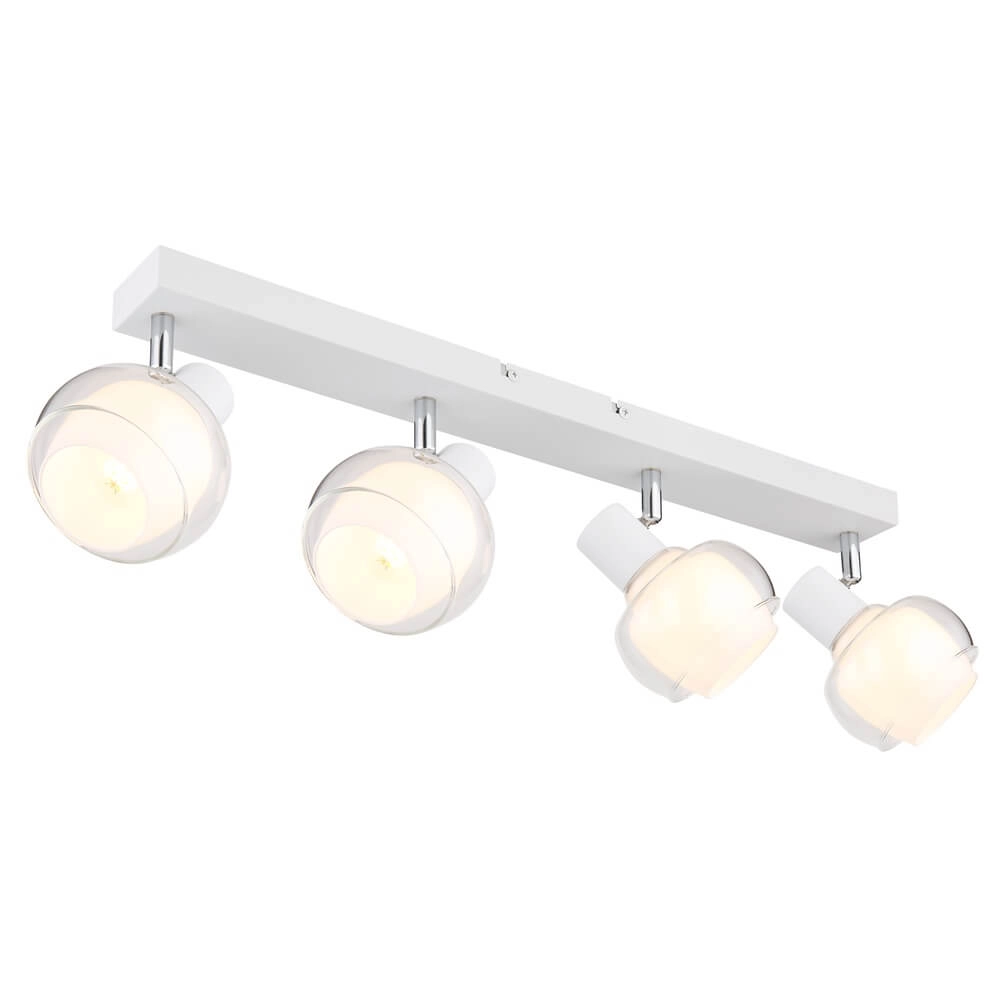 Witte plafondlamp Tokki 4-lichts