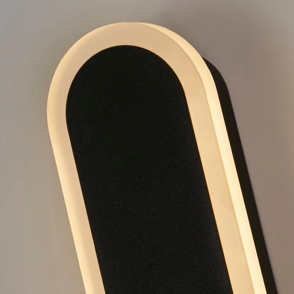 Design wandlamp Bordo zwart 60cm Searchlight 5053423271996