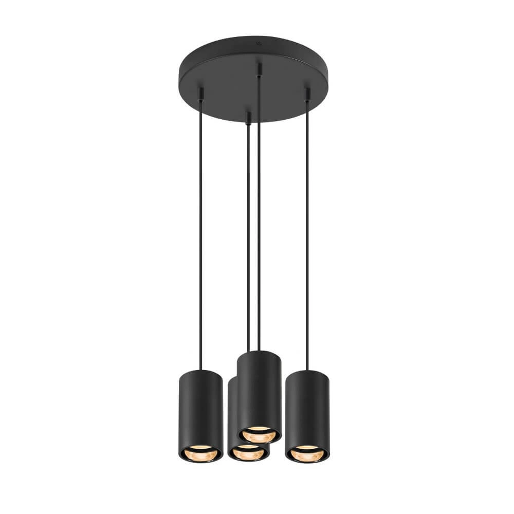 Pendel hanglamp Asto Tube zwart 4x GU10 SLV 4024163266031