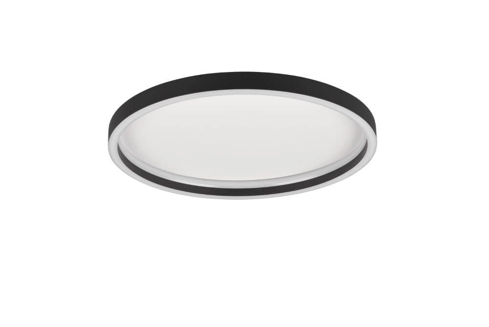 Ronde plafonniere Rotonda zwart