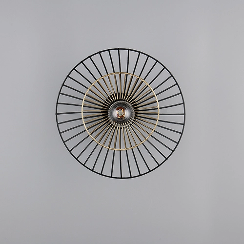 Plafondlamp Lauris Ø 30cm zwart Trio 4017807678116