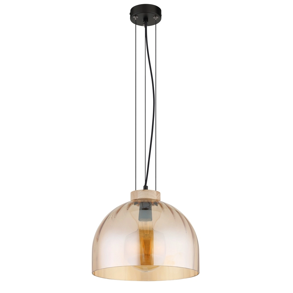 Hanglamp Swanson zwart Ø 30cm Globo 9007371592647