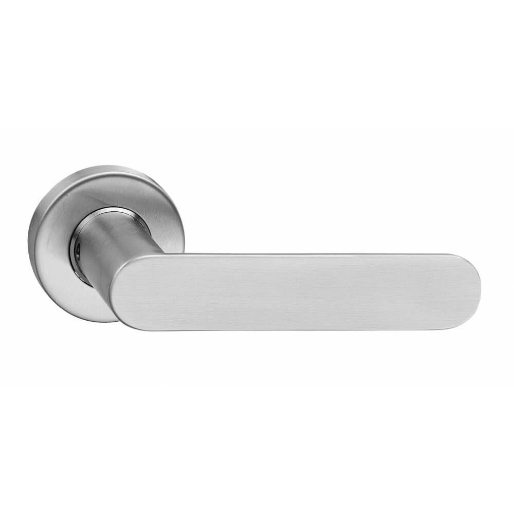 Design deurklink Massief geveerd RVS