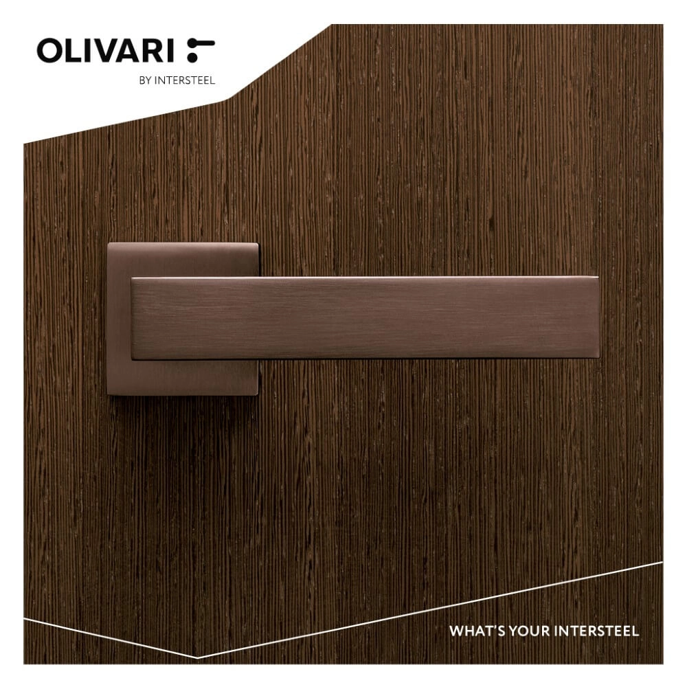 Design deurklink Diana mat brons Olivari 8714186477229