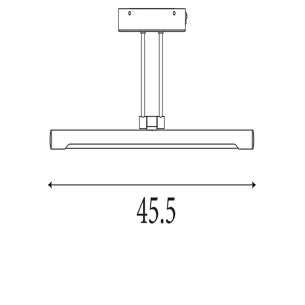 USB Oplaadbare schilderijlamp Holton zwart Searchlight 5053423299983