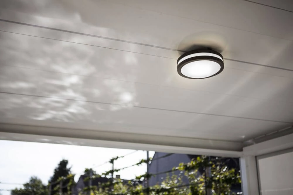 Ronde wandlamp Titan antraciet Lutec 4250294306944