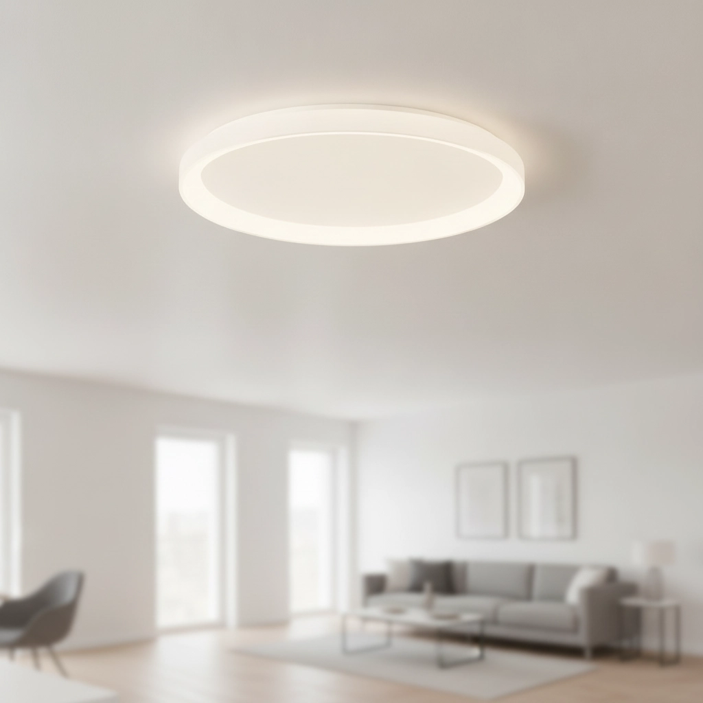 Design plafonniere Pertino Ø 38cm wit