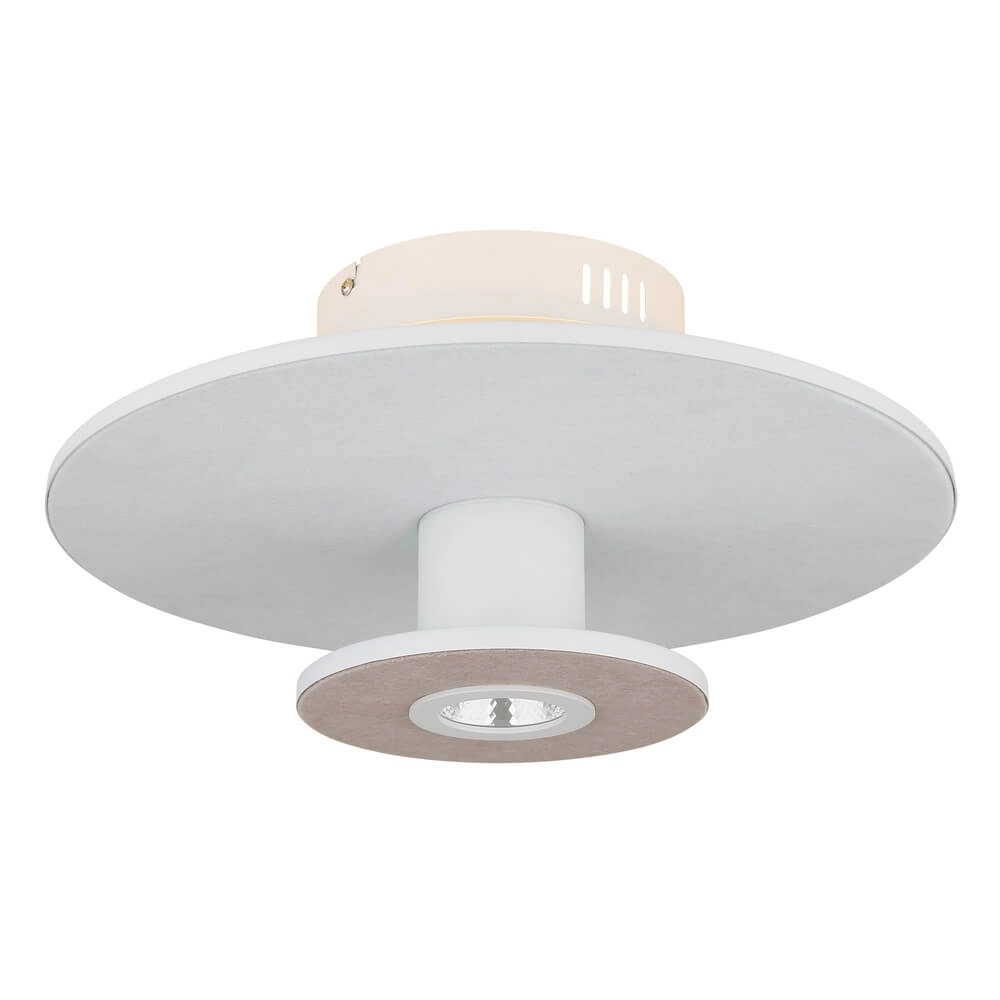 Witte plafondlamp Carter Ø 38cm met vilt Globo 9007371465750