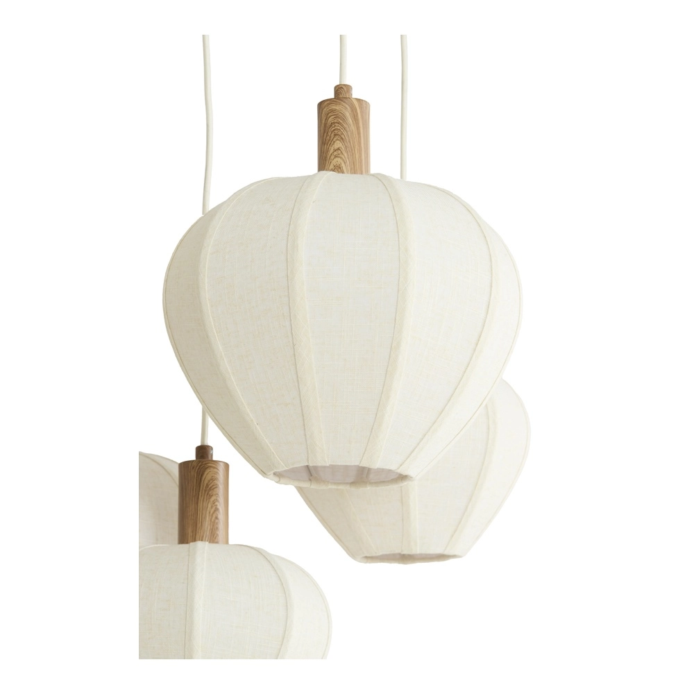Japandi hanglamp Huxi 5-lichts licht Light & Living 8717807843441